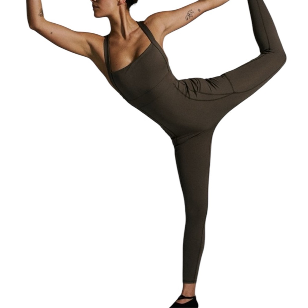 NWT FP MOVEMENT My High Onesie /
Charcoal Brown Size Large